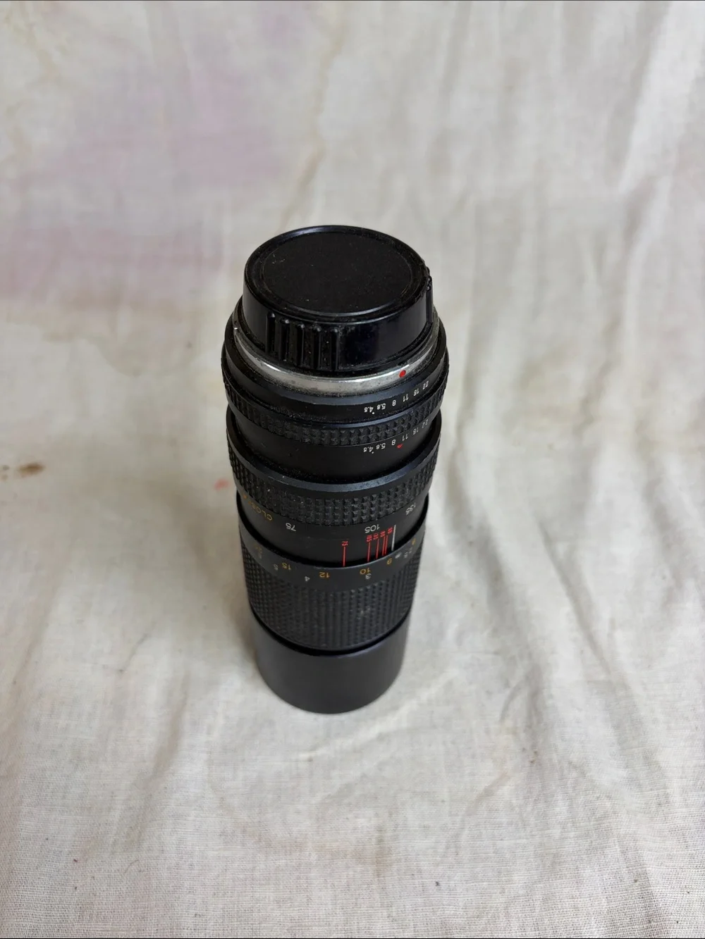 Manual 75-150mm Telephoto Camera Lens - Black
